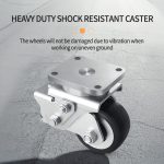 JQR263 Two-Stage Shock-Absorbing AGV Caster