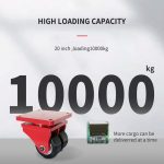 JQR092 Plate-Mount Dual-Wheel Caster