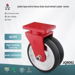 JQR092 Plate-Mount Dual-Wheel Caster