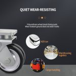 JQR262 Two-Stage Shock-Absorbing AGV Caster