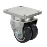 JQR062/B2 Heavy-Duty Swivel Dual-Wheel Caster