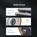 JQR092 250mm Extra Heavy-Duty Dual-Wheel Caster