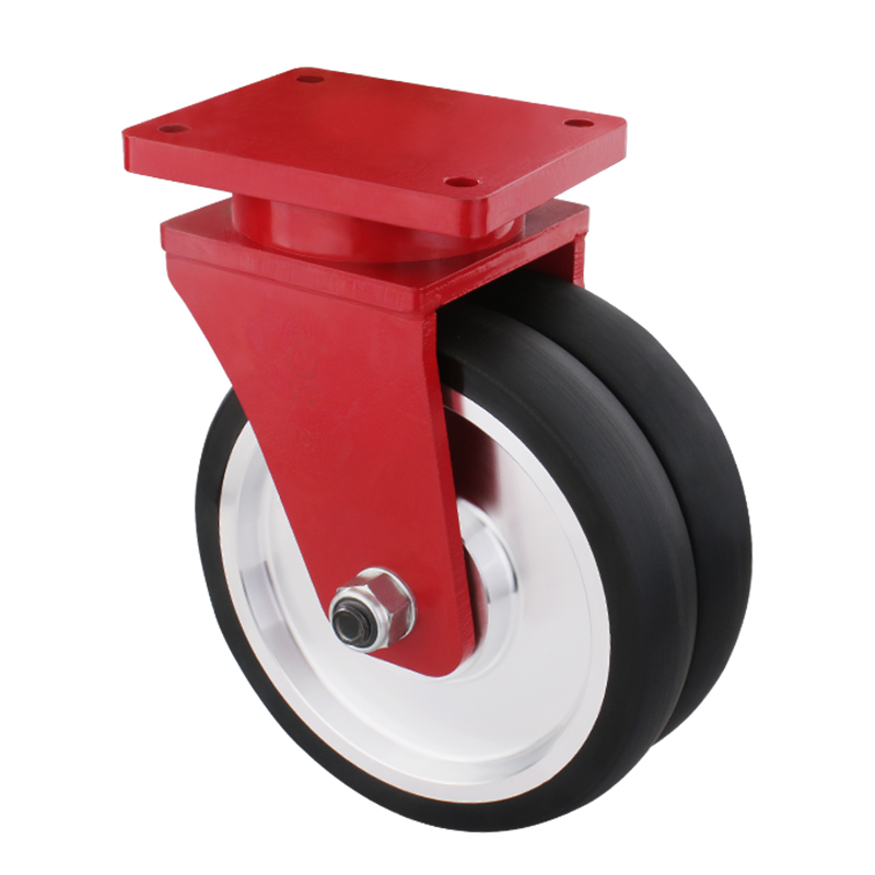 JQR092 Plate-Mount Dual-Wheel Caster