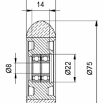 75x23mm