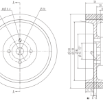 200x50mm-B7 AGV Polyurethane Drive Wheel