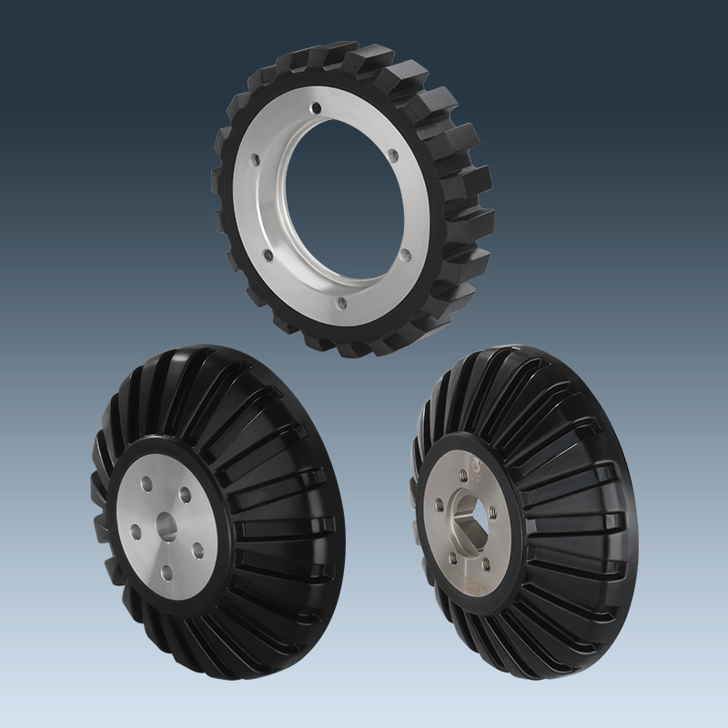 Pipe drive wheel